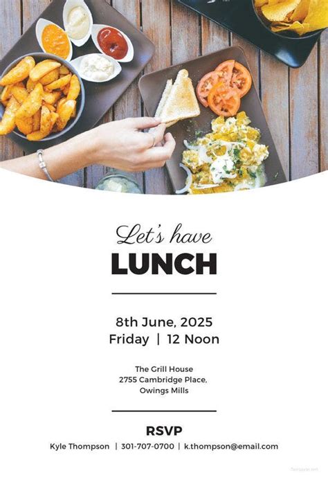 Lunch Flyer Template